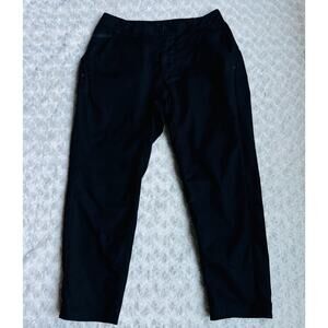Nike Sportswear NSW Woven Bonded Pants Mens M Black Cropped Stretch 876972-010
